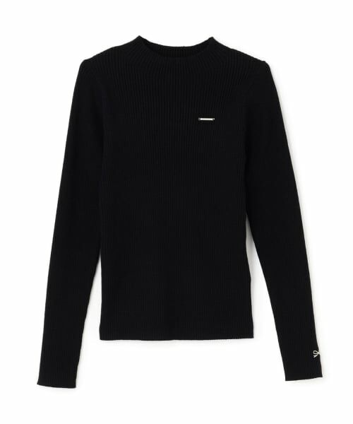 pom ponette junior / ポンポネット ジュニア ニット・セーター | 【GOOD PRICE】【130cmあり】プチハイネックプルオーバー(黒)