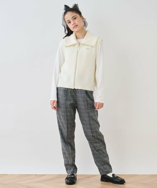 pom ponette junior / ポンポネット ジュニア その他トップス | 【130cmあり】ZIPニットベスト×ロンTセット | 詳細16