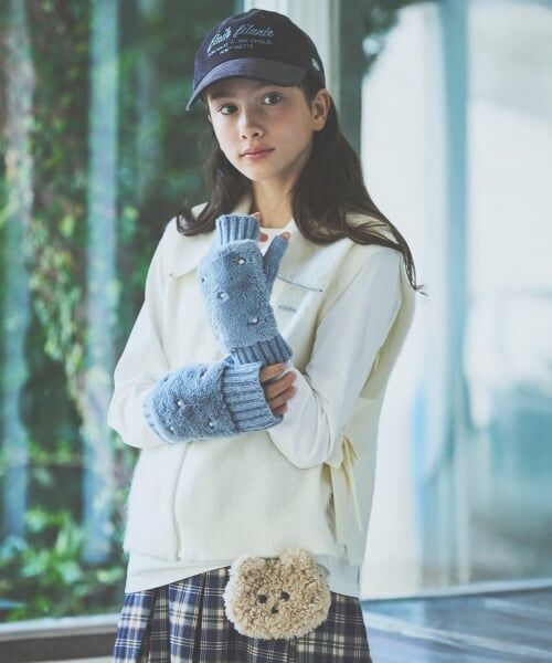 pom ponette junior / ポンポネット ジュニア その他トップス | 【130cmあり】ZIPニットベスト×ロンTセット | 詳細18