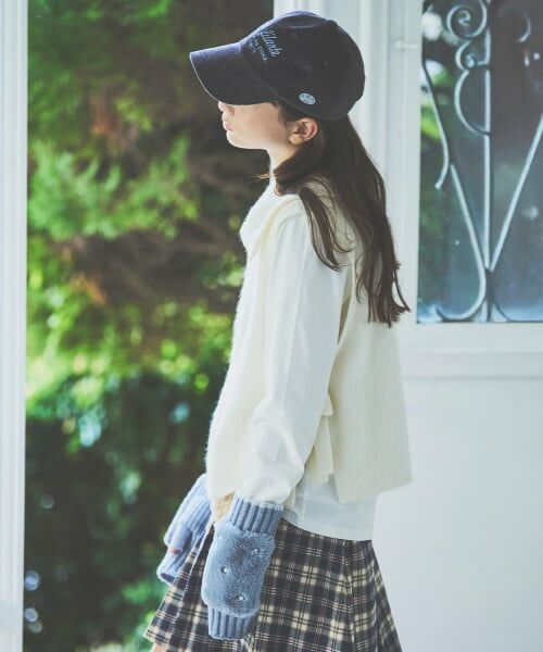 pom ponette junior / ポンポネット ジュニア その他トップス | 【130cmあり】ZIPニットベスト×ロンTセット | 詳細20