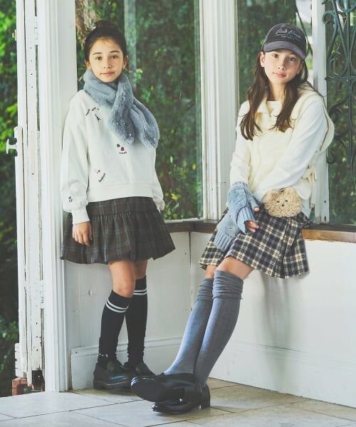 pom ponette junior / ポンポネット ジュニア その他トップス | 【130cmあり】ZIPニットベスト×ロンTセット | 詳細24