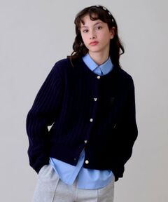 pom ponette junior / ポンポネット ジュニア ニット・セーター | 多釦カーデ＋シャツセット