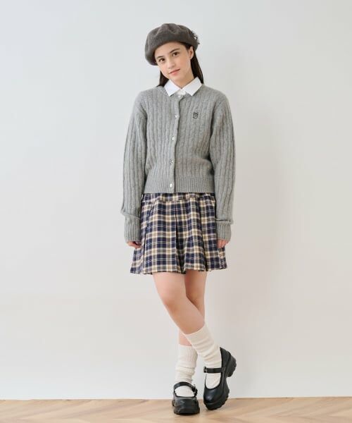 pom ponette junior / ポンポネット ジュニア ニット・セーター | 多釦カーデ＋シャツセット | 詳細15