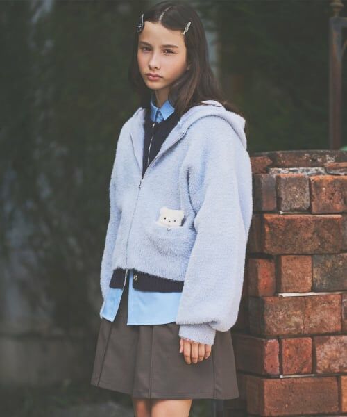 pom ponette junior / ポンポネット ジュニア ニット・セーター | 多釦カーデ＋シャツセット | 詳細20
