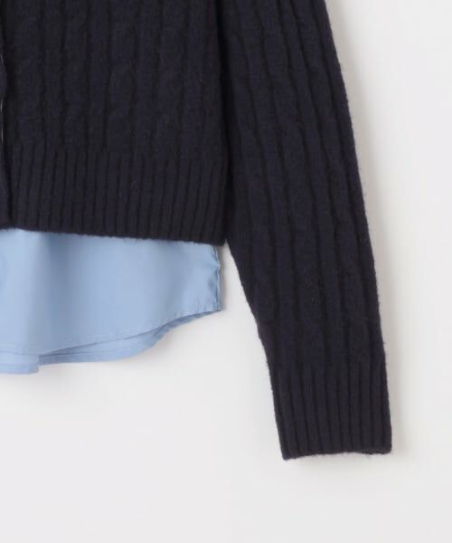 pom ponette junior / ポンポネット ジュニア ニット・セーター | 多釦カーデ＋シャツセット | 詳細6
