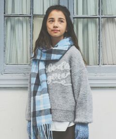 pom ponette junior / ポンポネット ジュニア ニット・セーター | ロゴジャカードニットプルオーバー