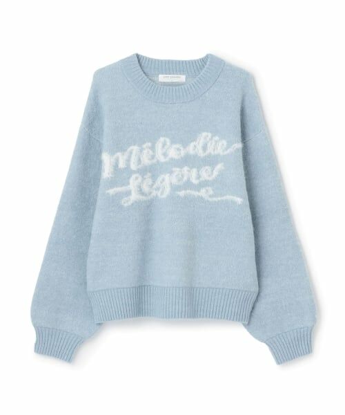 pom ponette junior / ポンポネット ジュニア ニット・セーター | ロゴジャカードニットプルオーバー | 詳細1