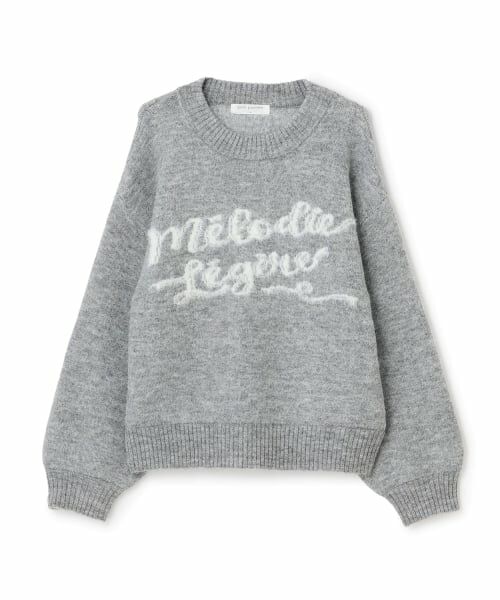 pom ponette junior / ポンポネット ジュニア ニット・セーター | ロゴジャカードニットプルオーバー | 詳細2