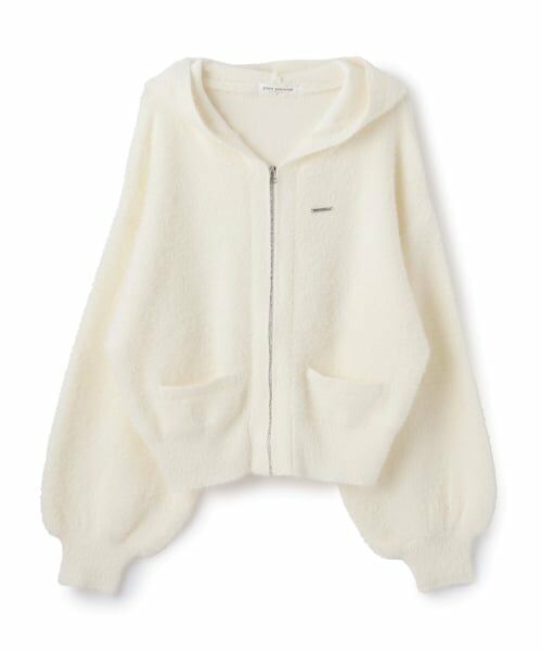 pom ponette junior / ポンポネット ジュニア パーカー | 【130cmあり】シャギーニットパーカ | 詳細7