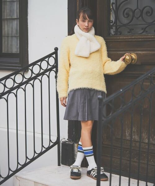 pom ponette junior / ポンポネット ジュニア ニット・セーター | ブークレーニット×チュニックトップス | 詳細15