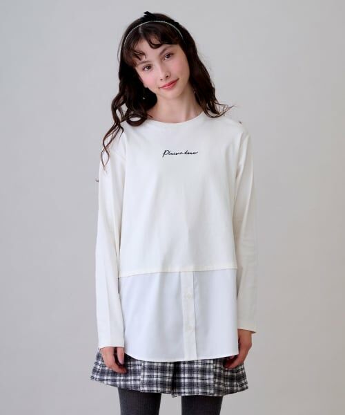 pom ponette junior / ポンポネット ジュニア ニット・セーター | ブークレーニット×チュニックトップス | 詳細18