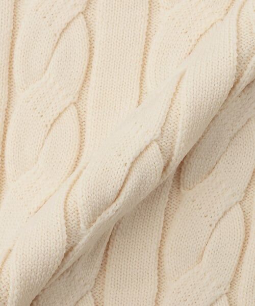 pom ponette junior / ポンポネット ジュニア ニット・セーター | 【130cmあり】サガラロゴケーブルニット | 詳細5