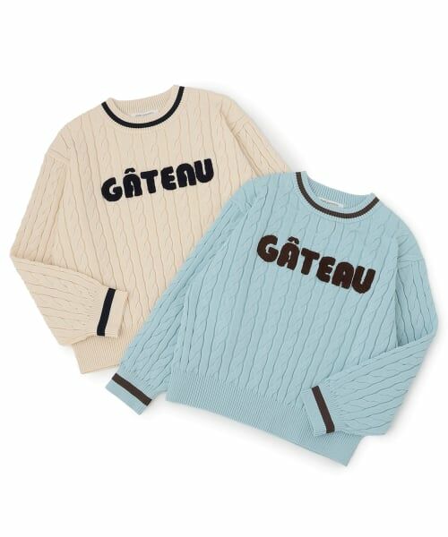 pom ponette junior / ポンポネット ジュニア ニット・セーター | 【130cmあり】サガラロゴケーブルニット | 詳細6