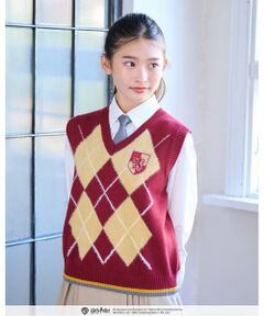 pom ponette junior / ポンポネット ジュニア ニット・セーター | 【130cmあり】【Harry Potter】アーガイルニットベストセット