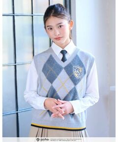 pom ponette junior / ポンポネット ジュニア ニット・セーター | 【130cmあり】【Harry Potter】アーガイルニットベストセット