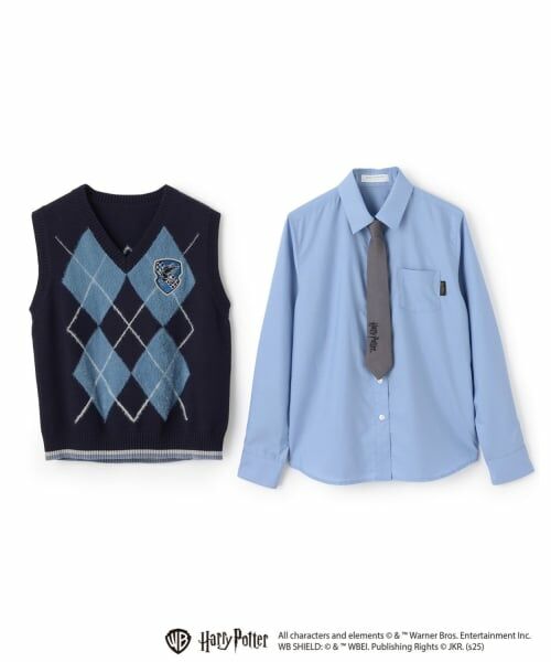 pom ponette junior / ポンポネット ジュニア ニット・セーター | 【130cmあり】【Harry Potter】アーガイルニットベストセット | 詳細2