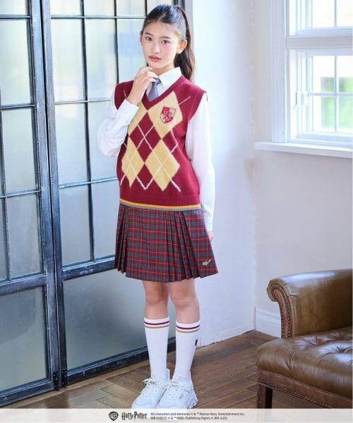 pom ponette junior / ポンポネット ジュニア ニット・セーター | 【130cmあり】【Harry Potter】アーガイルニットベストセット | 詳細20