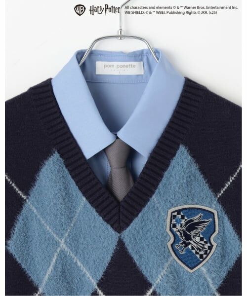 pom ponette junior / ポンポネット ジュニア ニット・セーター | 【130cmあり】【Harry Potter】アーガイルニットベストセット | 詳細3
