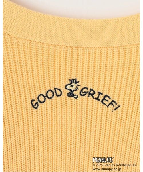 pom ponette junior / ポンポネット ジュニア カーディガン・ボレロ | 【130cmあり】【PEANUTS】レタードカーディガン×ロンTセット | 詳細11