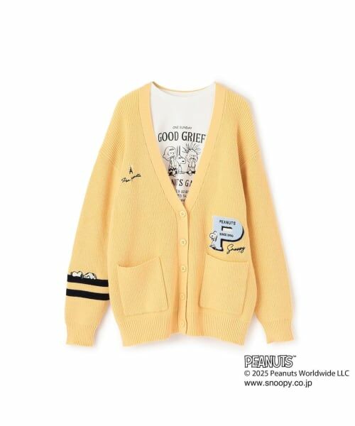 pom ponette junior / ポンポネット ジュニア カーディガン・ボレロ | 【130cmあり】【PEANUTS】レタードカーディガン×ロンTセット | 詳細17