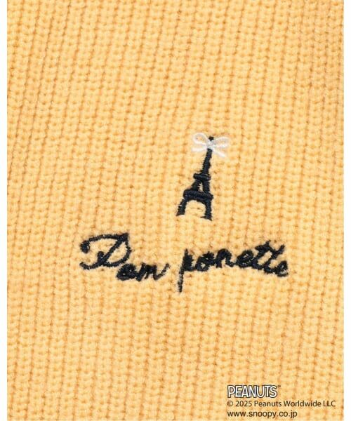 pom ponette junior / ポンポネット ジュニア カーディガン・ボレロ | 【130cmあり】【PEANUTS】レタードカーディガン×ロンTセット | 詳細4