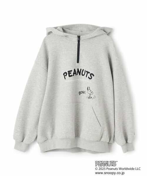 pom ponette junior / ポンポネット ジュニア パーカー | 【130cmあり】【PEANUTS】ハーフジップパーカ | 詳細13