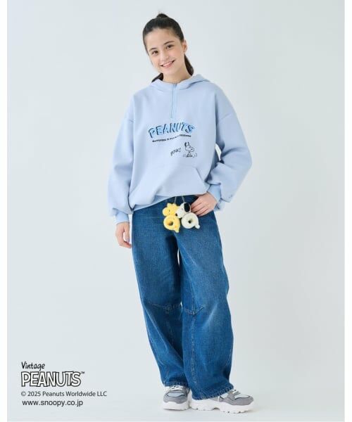 pom ponette junior / ポンポネット ジュニア パーカー | 【130cmあり】【PEANUTS】ハーフジップパーカ | 詳細16