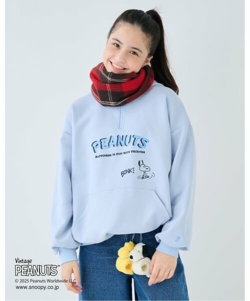 pom ponette junior / ポンポネット ジュニア パーカー | 【130cmあり】【PEANUTS】ハーフジップパーカ | 詳細17