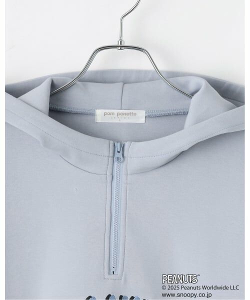 pom ponette junior / ポンポネット ジュニア パーカー | 【130cmあり】【PEANUTS】ハーフジップパーカ | 詳細2