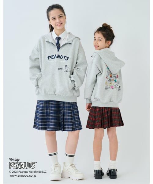 pom ponette junior / ポンポネット ジュニア パーカー | 【130cmあり】【PEANUTS】ハーフジップパーカ | 詳細23