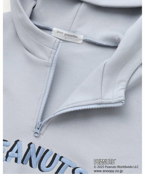 pom ponette junior / ポンポネット ジュニア パーカー | 【130cmあり】【PEANUTS】ハーフジップパーカ | 詳細5