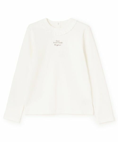 pom ponette junior / ポンポネット ジュニア Tシャツ | テレコインナー（オフ ホワイト）