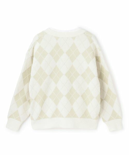pom ponette junior / ポンポネット ジュニア カーディガン・ボレロ | ジャカードアーガイルカーディガン＆インナーセット | 詳細1