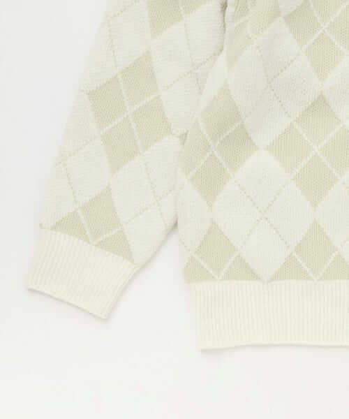 pom ponette junior / ポンポネット ジュニア カーディガン・ボレロ | ジャカードアーガイルカーディガン＆インナーセット | 詳細7