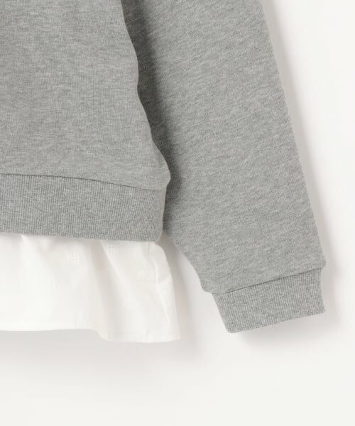 pom ponette junior / ポンポネット ジュニア スウェット | レース裏毛プルオーバー×ペプラムTシャツ | 詳細6