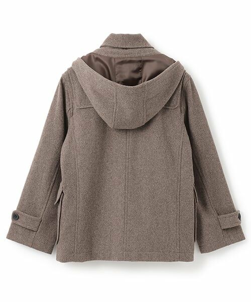 pom ponette junior / ポンポネット ジュニア その他アウター | 【卒服】【軽量キルティング裏地】ミドルダッフルコート | 詳細1