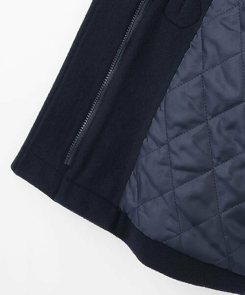 pom ponette junior / ポンポネット ジュニア その他アウター | 【卒服】【軽量キルティング裏地】ミドルダッフルコート | 詳細10