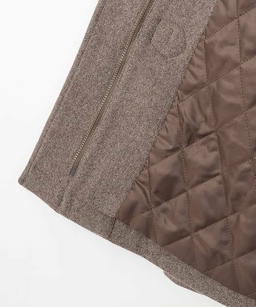 pom ponette junior / ポンポネット ジュニア その他アウター | 【卒服】【軽量キルティング裏地】ミドルダッフルコート | 詳細11