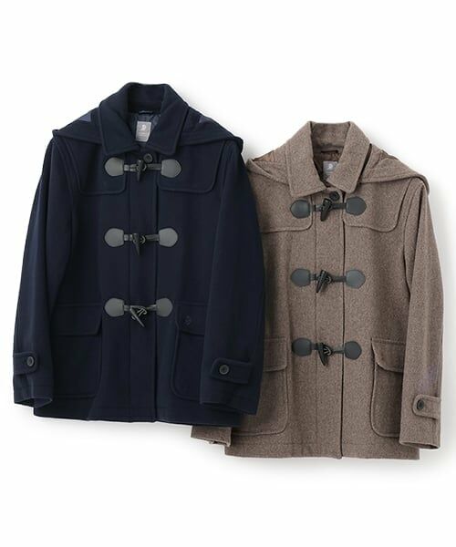 pom ponette junior / ポンポネット ジュニア その他アウター | 【卒服】【軽量キルティング裏地】ミドルダッフルコート | 詳細13