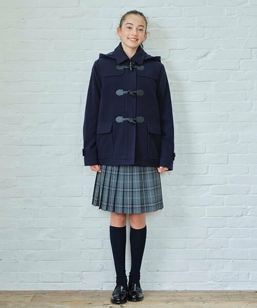 pom ponette junior / ポンポネット ジュニア その他アウター | 【卒服】【軽量キルティング裏地】ミドルダッフルコート | 詳細16