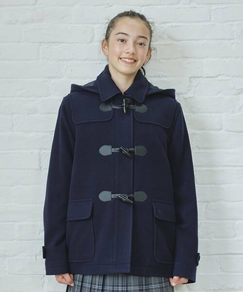 pom ponette junior / ポンポネット ジュニア その他アウター | 【卒服】【軽量キルティング裏地】ミドルダッフルコート | 詳細20
