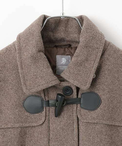 pom ponette junior / ポンポネット ジュニア その他アウター | 【卒服】【軽量キルティング裏地】ミドルダッフルコート | 詳細3