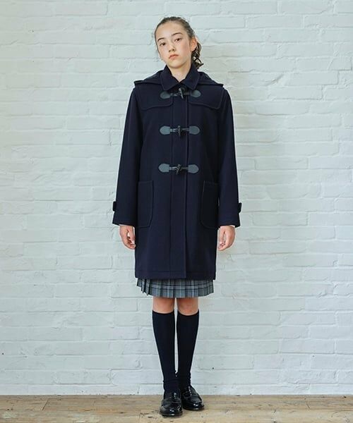 pom ponette junior / ポンポネット ジュニア その他アウター | 【卒服】【軽量キルティング裏地】 ダッフルコート | 詳細13