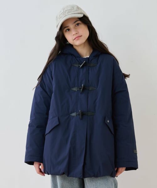 pom ponette junior / ポンポネット ジュニア その他アウター | 【はっ水】ファイバー中わたダッフルコート | 詳細16