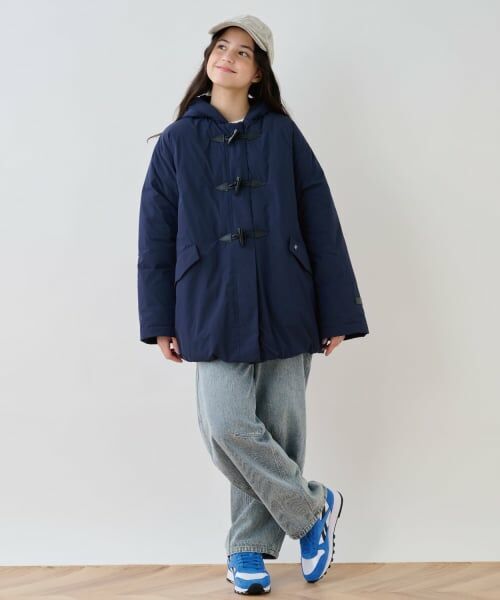 pom ponette junior / ポンポネット ジュニア その他アウター | 【はっ水】ファイバー中わたダッフルコート | 詳細19