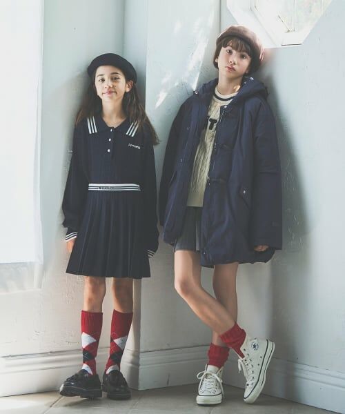 pom ponette junior / ポンポネット ジュニア その他アウター | 【はっ水】ファイバー中わたダッフルコート | 詳細23