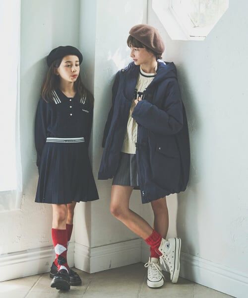 pom ponette junior / ポンポネット ジュニア その他アウター | 【はっ水】ファイバー中わたダッフルコート | 詳細24