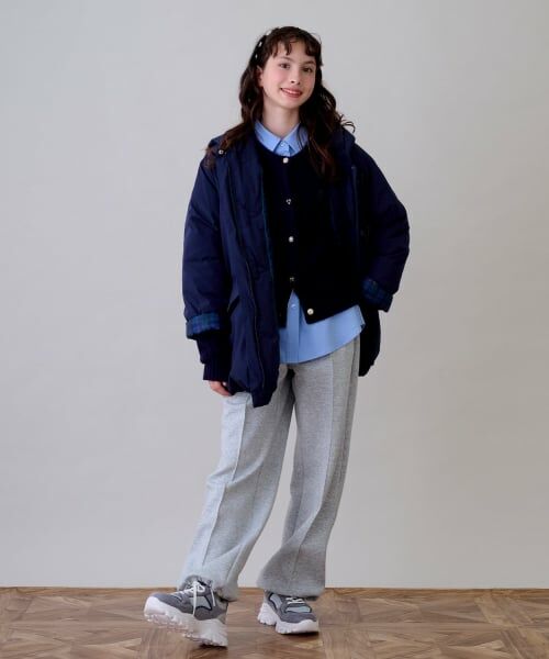 pom ponette junior / ポンポネット ジュニア その他アウター | 【はっ水】ファイバー中わたダッフルコート | 詳細28