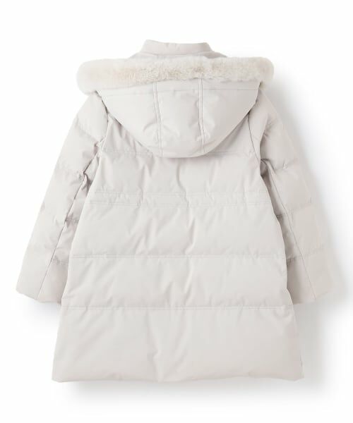 pom ponette junior / ポンポネット ジュニア その他アウター | 【130cmあり】【はっ水・家庭洗濯可】Aラインダウンコート | 詳細1