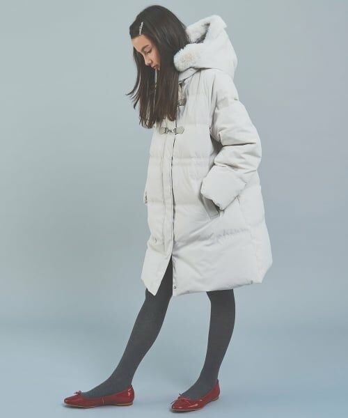 pom ponette junior / ポンポネット ジュニア その他アウター | 【130cmあり】【はっ水・家庭洗濯可】Aラインダウンコート | 詳細26